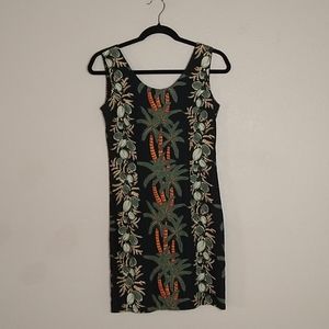 Vintage Hawaiian Palm Tree Dress